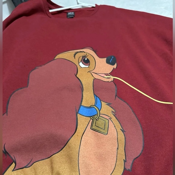 Small Disney Lady and the Tramp Sweatshirt - Picture 2 of 3